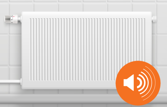 bruit d'un radiateur dans un système de chauffage central
