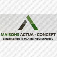 logo de l'entreprise maison actua concept