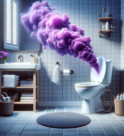 illustration odeur égout toilette