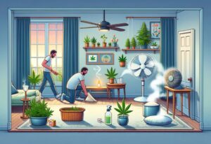 illustration Astuces pour éliminer l’odeur du cannabis