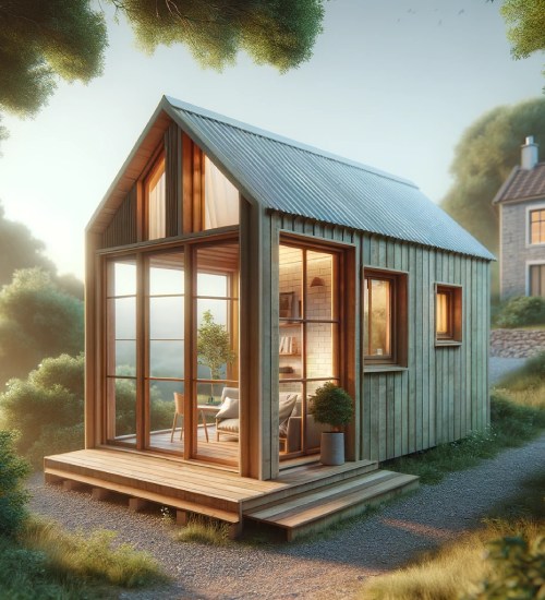 petite maison en bois