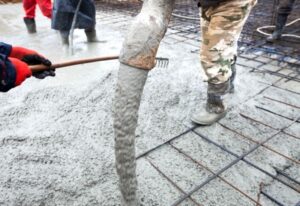exemple de coulage de dalle de béton