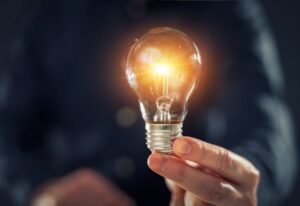 exemple d'une ampoule allumée