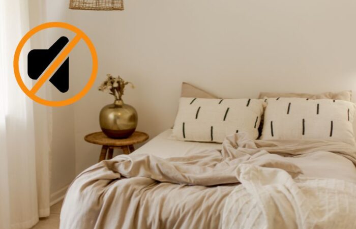 chambre avec logo bruit