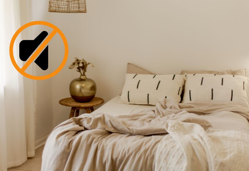 chambre avec logo bruit