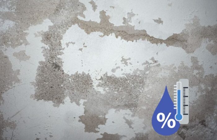humidité sur un mur