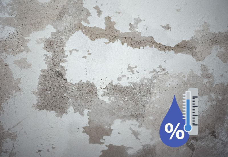 humidité sur un mur