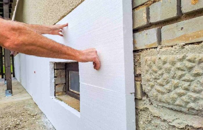 isolant pour une façade