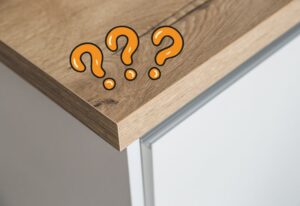 plan de travail d'une cuisine en bois
