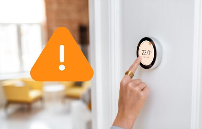 thermostat chauffage avec problème